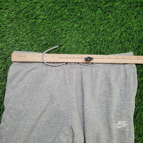 Nike Swoosh Logo Jogger Sweatpants Mens XL Heather Grey Tapered Fit - Picture 5 of 11